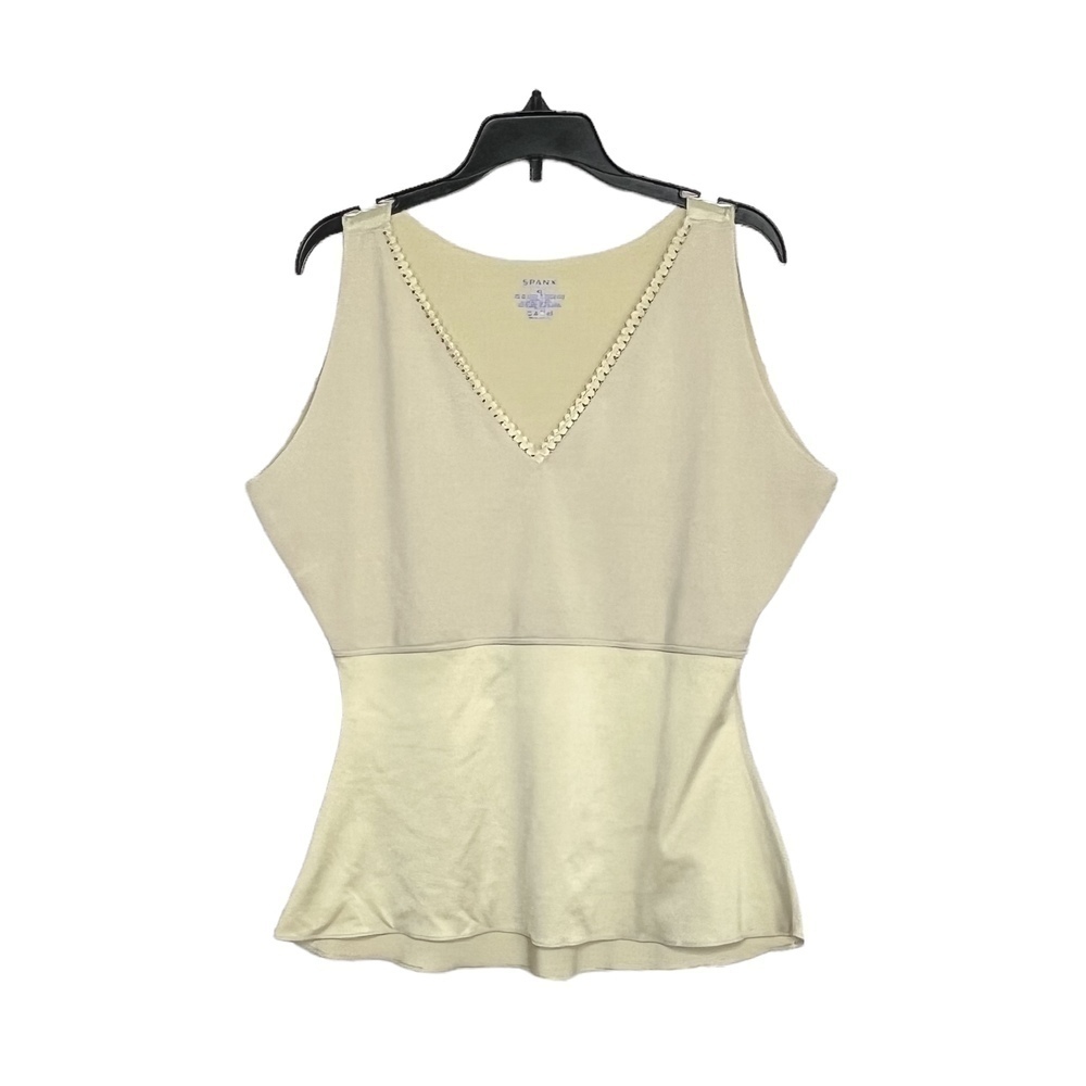 Spanx Women's Tan Shapewear Hide & Sleek Compression Tank Top XL